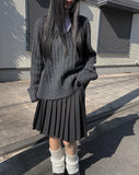 Honda Pleats Midi Skirt