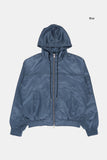 Bruno glossy hooded MA-1 jumper