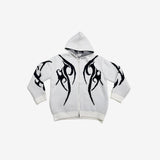 (Unisex) Rutina Two Way Hooded Zip-Up