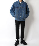Oversize denim jacket Blue