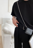 Two-Tuck Belted Wide Pants