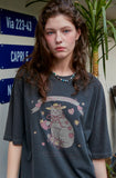 Cats Ribbon Short Sleeve Tee