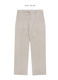 Marron Linen Banding Slacks