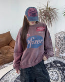 Rat Brushed Dyeing Sweatshirt