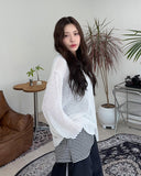 Laon see-through linen knit