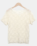 Marmon Crochet Short Sleeve T-shirt