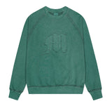 RAW CUT M LOGO PIGMENT SWEATSHIRT