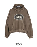 Oasis Dyeing Crop Hoodie