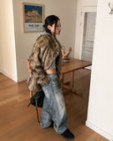 Fib Premium Mix Fur Coat