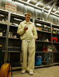 Double Stitch Wide Pants