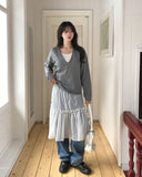 Kaniz Washed Wide Denim Pants