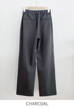 Tinel Pintuck Wide Banding Slacks