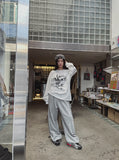 Lost printing loose fit long sleeves