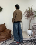 Mark Curved Dart Denim Pants