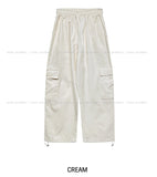 (UNISEX) Autumn Basic Cargo String Pants