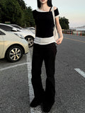 Layered Contrast Tee