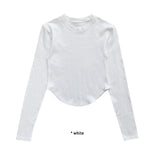 ROUND SLIM SLEEVE T