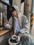 Kuro Trucker Hooded Jacket