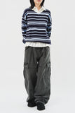 Tora Open Striped Knit