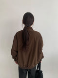 Yusaki Harringtton Button Blouson Jacket