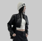 Durring Mix Leather Jacket