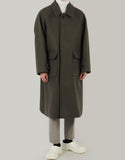 maxi Balmacaan coat