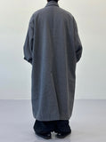 Urban oversize long balmacan coat