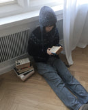 Kune Bokashi Knit String Balaclava