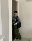 Coco Round Check Crop Cardigan