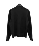 (unisex) Oblique two-way knit zip-up