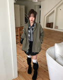 Kao Pintuck String Half Field Jacket