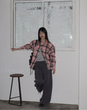 Stu Strawberry Chocolate Latte Pink Check Shirt