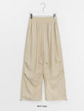 Bekyu Banding Parachute Nylon Wide Pants