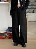 Nade Bijou Point Cotton Long Wide Pants