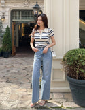 Daron Back Pocket Wide Denim Pants