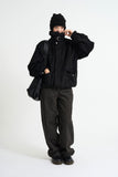 Heavy warm corduroy wide pants