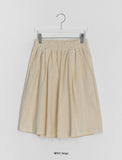[unisex] Metelli Linen Pintuck Banding Bermuda Pants