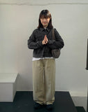 Colton Pintuck Cotton Wide Pants