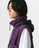 [AG] Nylon Hidden Hood Crop Vest