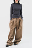 Papa Striped Wool Pants