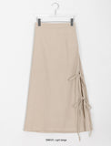 Tumi banding ribbon long skirt