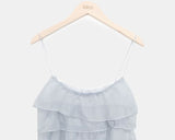 Juten Frill Bustier Sleeveless Blouse