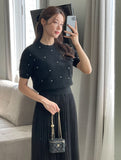 Newban Round Pearl Knit