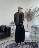 Fez Vintage Washing Leather Jacket