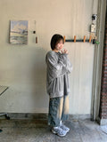 Mikel Track Linen Hood Zip-Up Cardigan