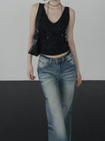 Bailon Flower Jacquard Sleeveless