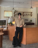 KEF Semi-Wide Black Jeans