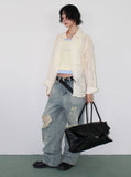 VINTAGE DESTROYED DENIM