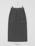Ferns Cargo Cotton Long Skirt