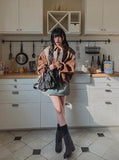 Mob Balloon suede jumper
